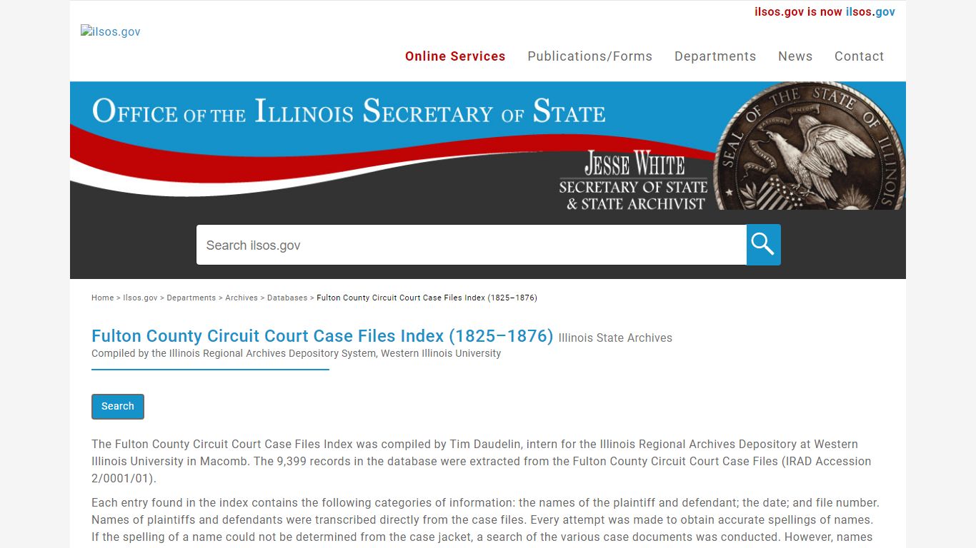 Fulton County Circuit Court Case ... - CyberDrive Illinois